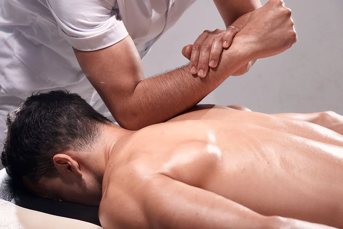 Deep tissue massage at Imperial Spa And Wellness
